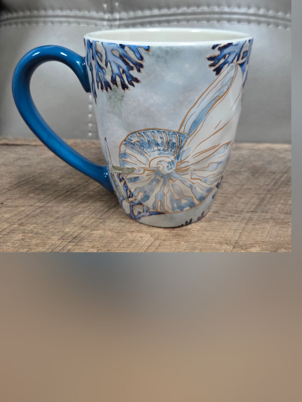 Certified International "Playa Shells" 18 oz. Earthenware Mug by Paul Brent B1O